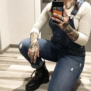 Levi’s overalls.